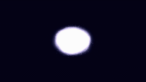 2024-06-19 - Uma Galáxia Azul Pixelizada com o meu Simulador de Galáxias em C++, e já com regiões de H2...